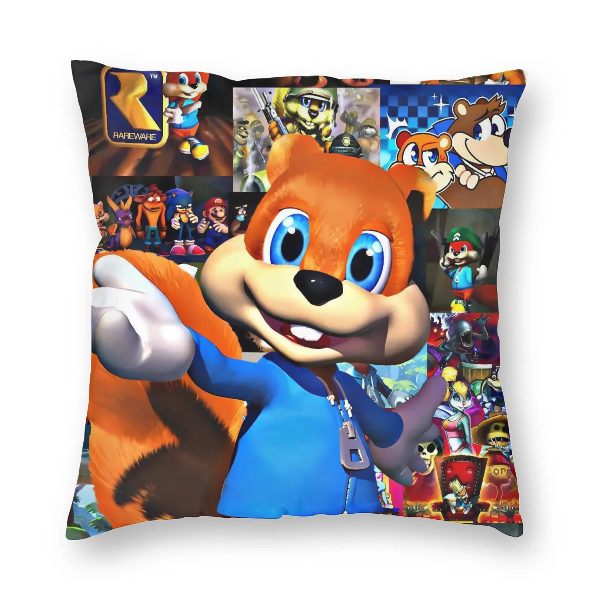 Crash Bandicoot Coco Art Pillow Cover  Novelty Pillow Case For Wedding Party Home Decor Design Cushion Cover Gift