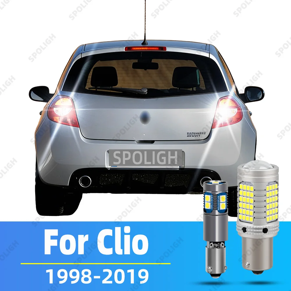 

LED Reverse Lights For Renault Clio 2 3 4 Car Reversing Lamp Backup LED Back Up Bulb Clio 1998-2019 2013 2012 2011 2010 2009