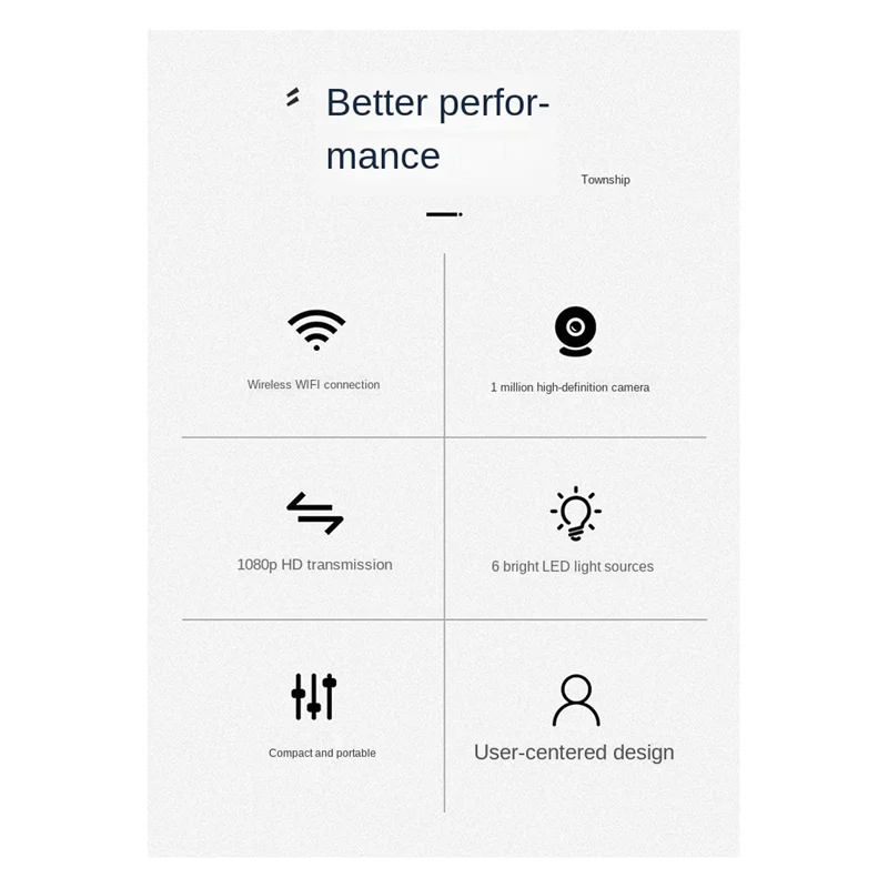 A64Z Беспроводная камера Wi-Fi Домашняя эндоскопия Внутри контрольный помощник Эндоскоп HD-видео Android