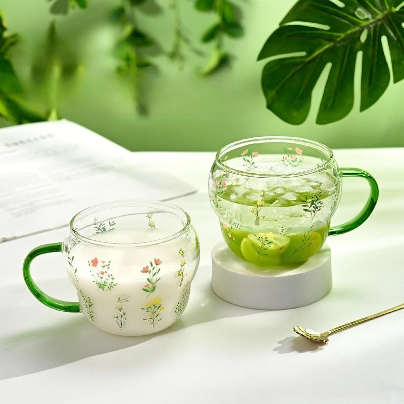 

LTT High Borosilicate Glass Home Breakfast Coffee Milk Oat Cup Yogurt Cup