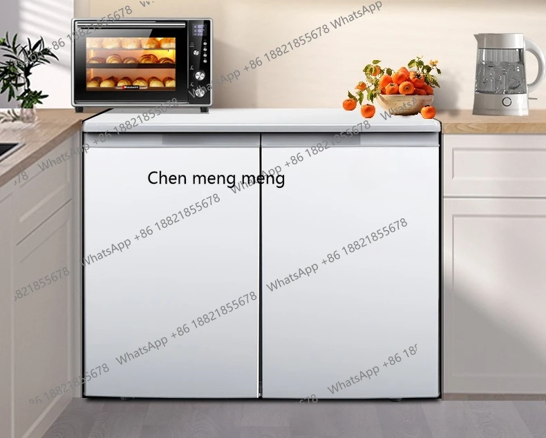 

Horizontal refrigerator table embedded first-class energy efficiency air-cooled frost-free side open opposite door refrigerator