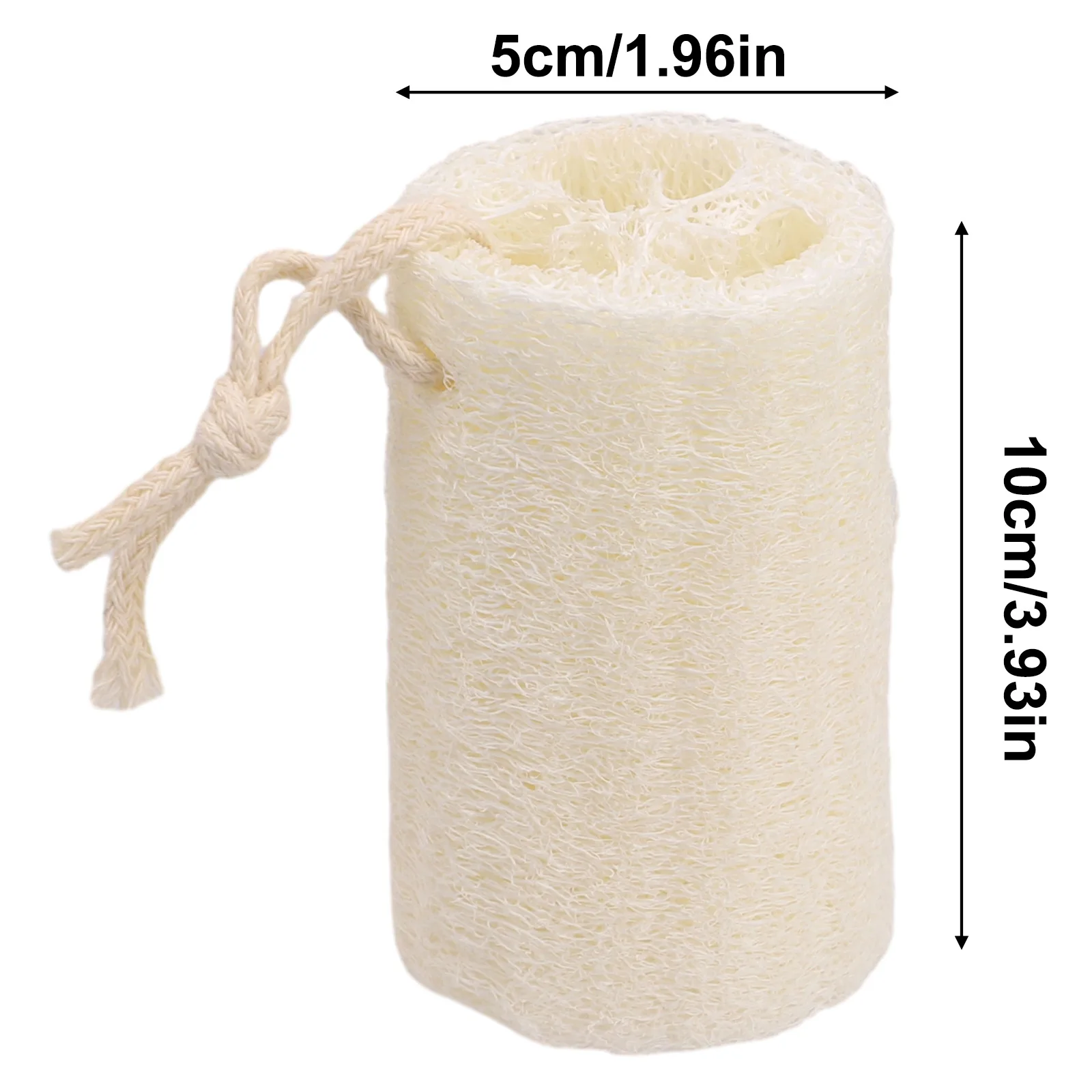 Natural Loofah Luffa Exfoliating Shower Sponge  Eco friendly Bath Scrubbers  Removes Dead Skin Cells  Practical Cleaning Tool