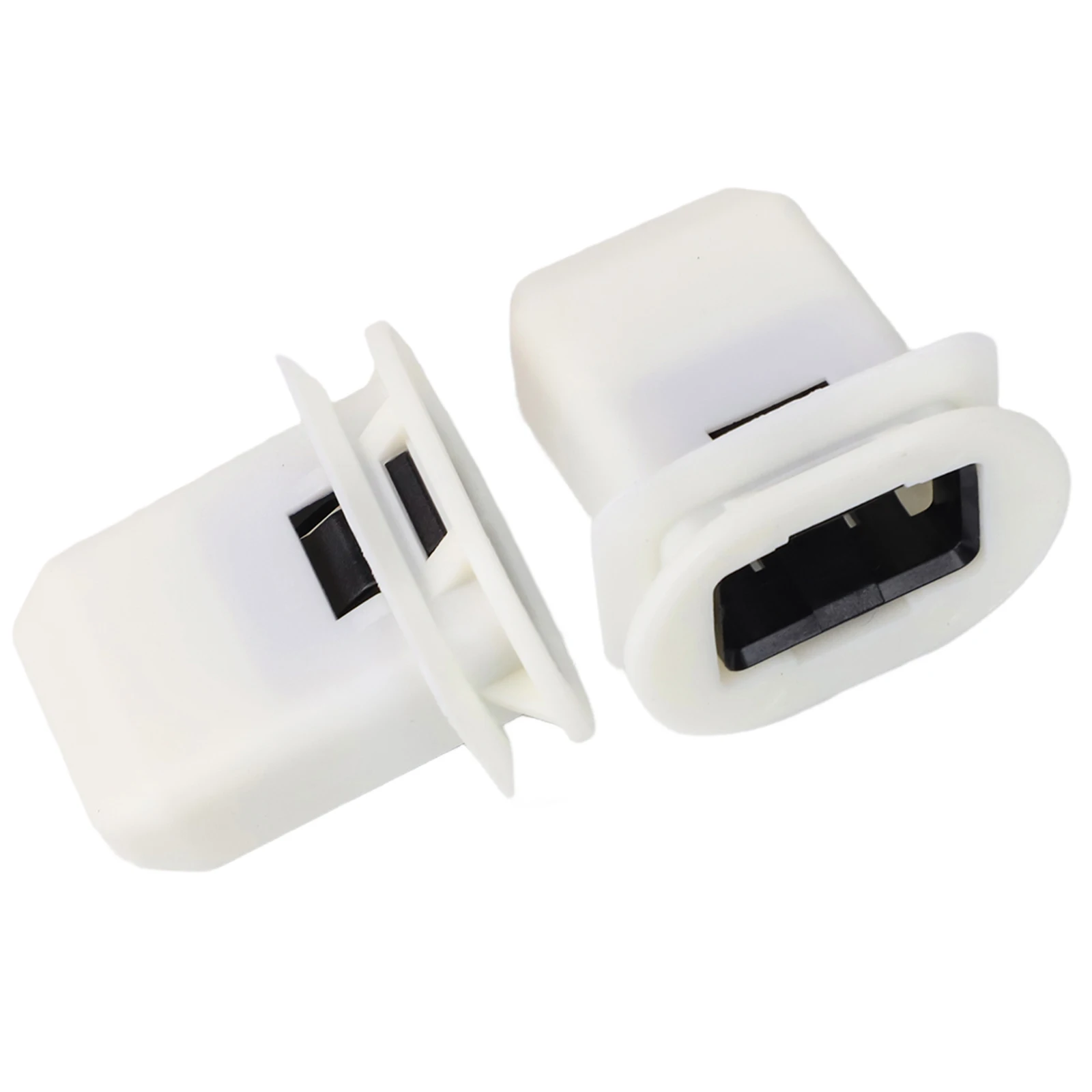 2 قطعة مشبك المقعد الخلفي الأبيض البلاستيك استبدال أجزاء 4L0886373 11D868373 ل Q7 ل A4 ل S4 ل A5 ل ID3 ل ID4 ID #3