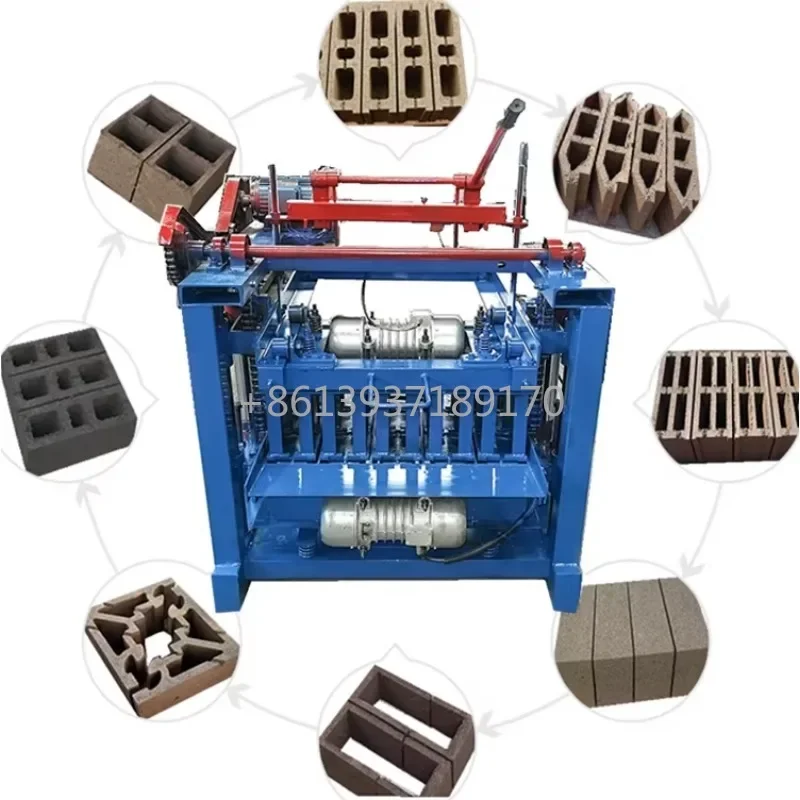 Block Making Machine Semi Automatic Hollow Hallow Concrete Cement Brick Make Machinery