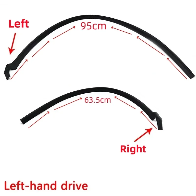 LHD Car Cowl Molding Windshield Cover Strip Panel Trim Weatherstrip Seal For BMW MINI Cooper S R55 R56 R57 2006-2015