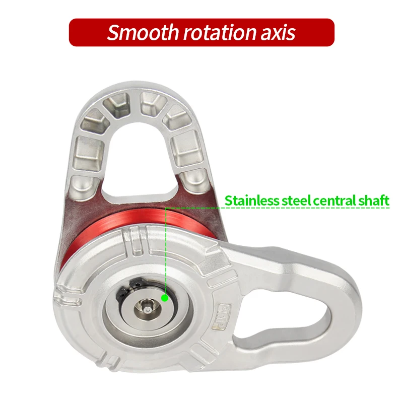 8 ton load guide pulley,20mm 7075 aluminum guide rope groove pulley,Simple installation Off road rescue