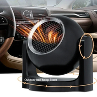 Portable Car Heater 12V 120W Electric Heating Fan Automatic Windshield Dryer Defogging Demister Defroster for Car Accessories