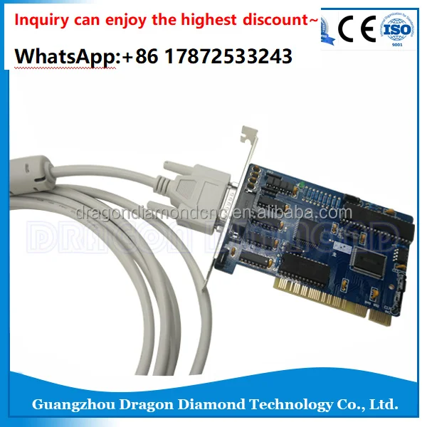 3-axis CNC controller ncstudio PCI card CNC motion control card for 3-axis motion control of CNC engraving machine