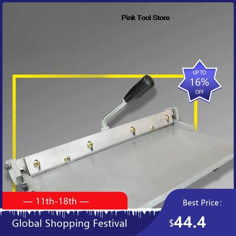 

1858 2025 12/14 inch Stainless steel manual folding Manual bending machine Wallet creasing machine Leather gluing 922