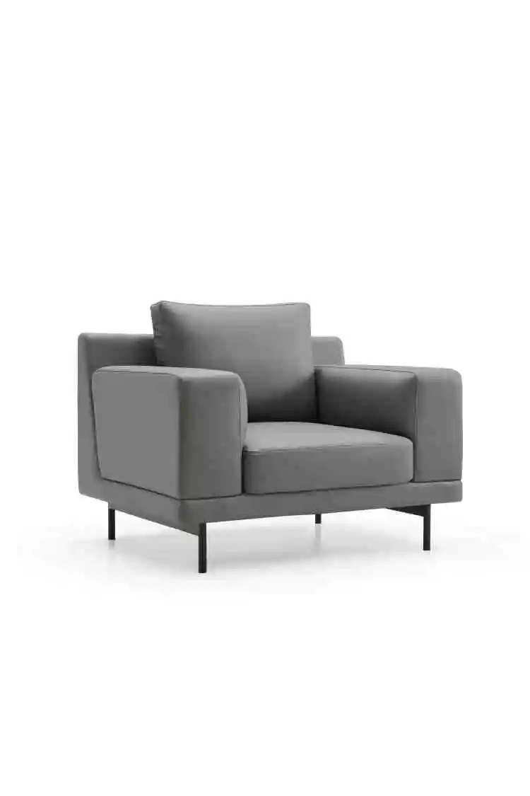 High Quality Long-Lasting Leather Modern Two Seat Office Sofa Sectional High-Density Sponge for Commercial Use Optimal Comfortpr