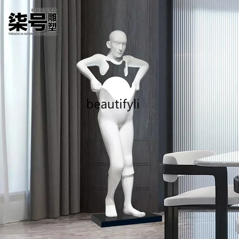 

Украшения для отеля Большой современный вход Атмосфера гостиной Торшер декоративная скульптура