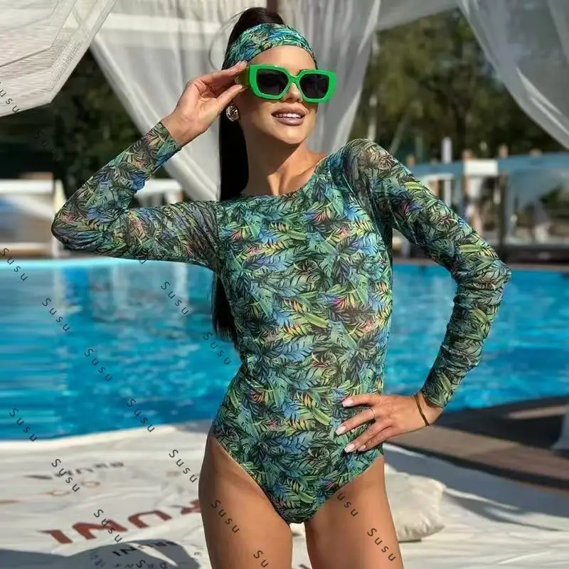 

New European and American e-commerce one-piece bikini Купальник Russian swimsuit bikini