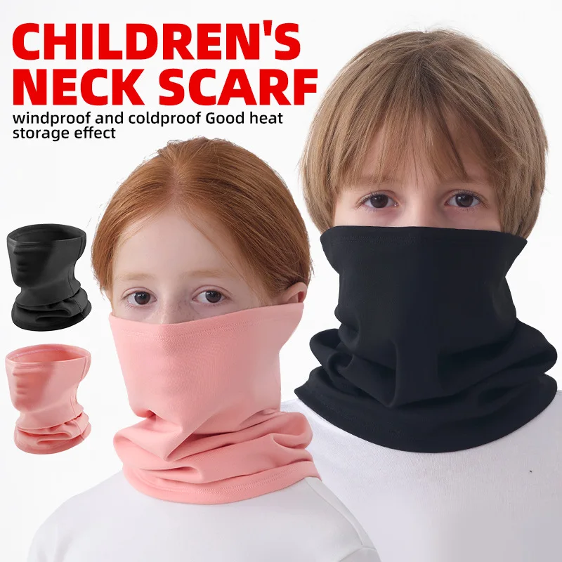 2 قطعة الرجال النساء الاطفال الرياضات الشتوية باندانا على الجليد وشاح المخملية الحرارية الرقبة أدفأ للمشي في الهواء الطلق الدراجات الحجاب السحري