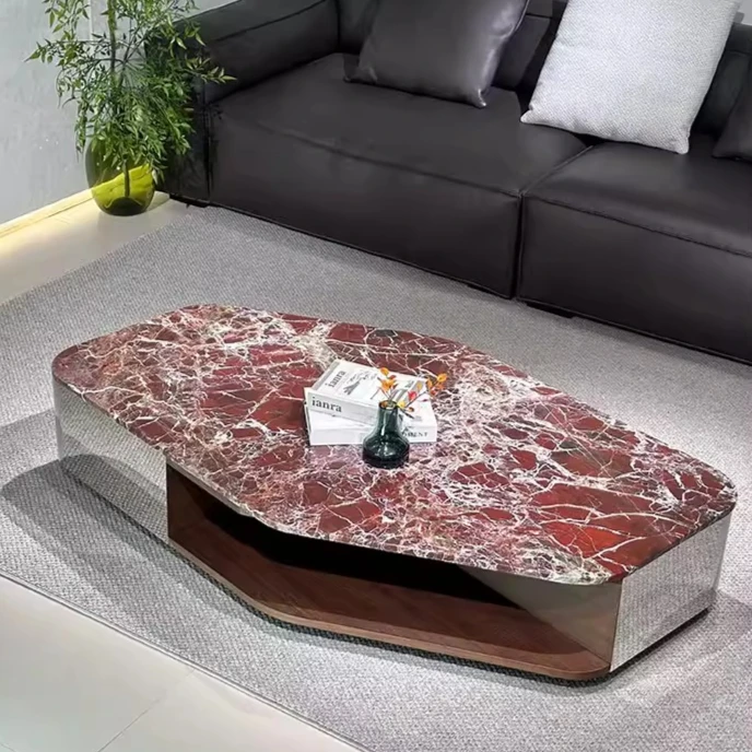 

Nordic Display Coffee Table Organizer Luxury Ornaments Floor Coffee Table Aesthetic Simple Muebles Para El Hogar Home Furniture