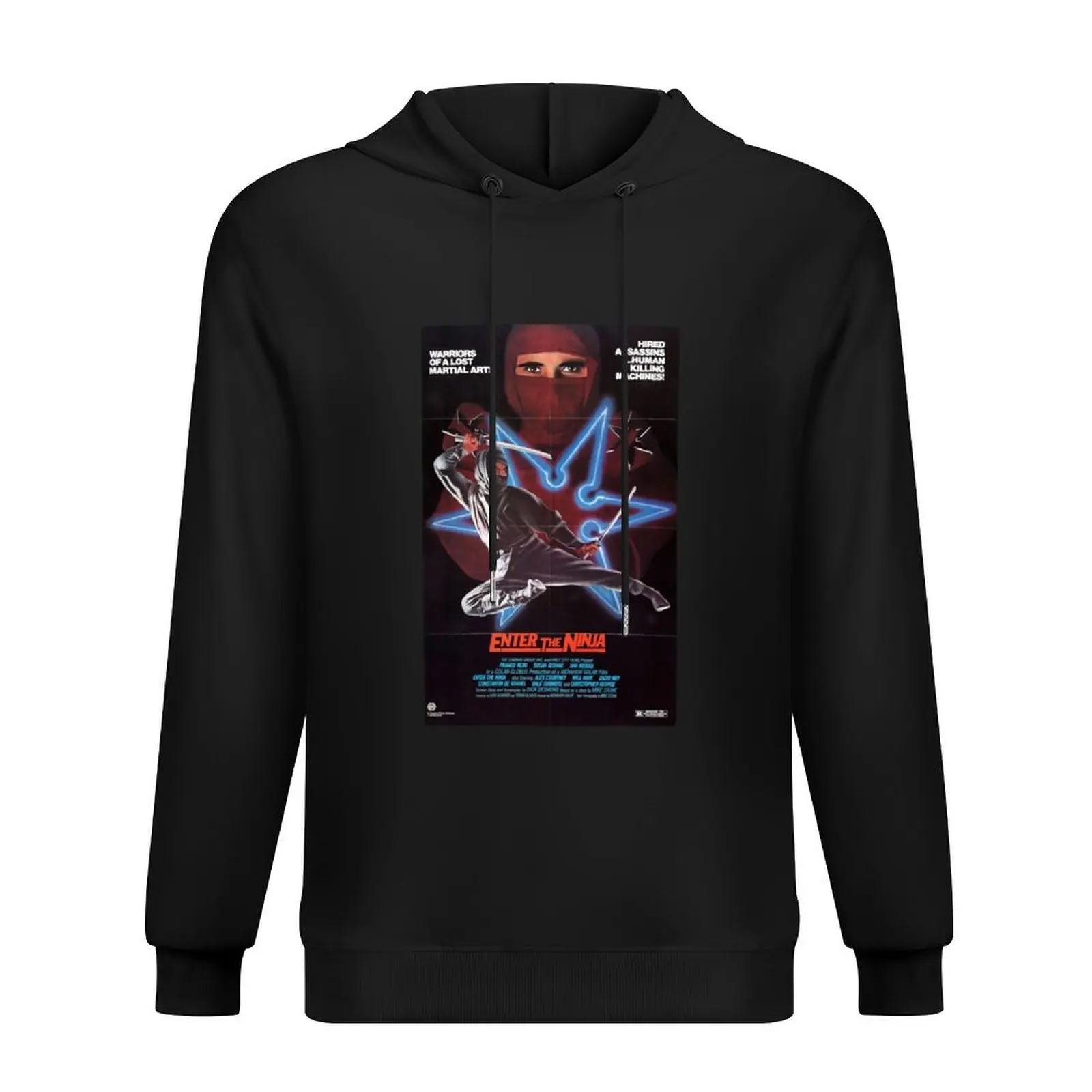 

Enter the Ninja 1981 Vintage Movie Poster Hoodie men's sweat-shirt set men's clothes men's clothing hoodie men