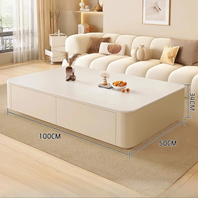 Unique High Coffee Table Wood Designer Luxury Stainless Steel Coffee Table Smart Space Saving Mesa De Centro Furniture Home