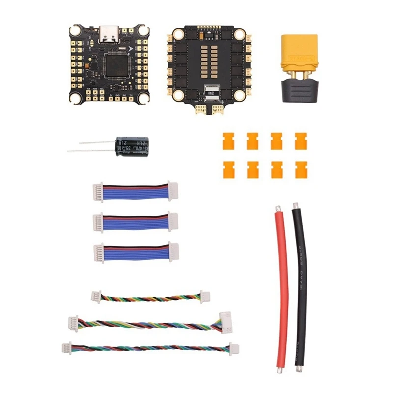 F4530 V2 Flight Controller With 32-Bit 60A ESC Dual BEC Gyroscope Onboard LED Light FPV Parts For FPV Drone