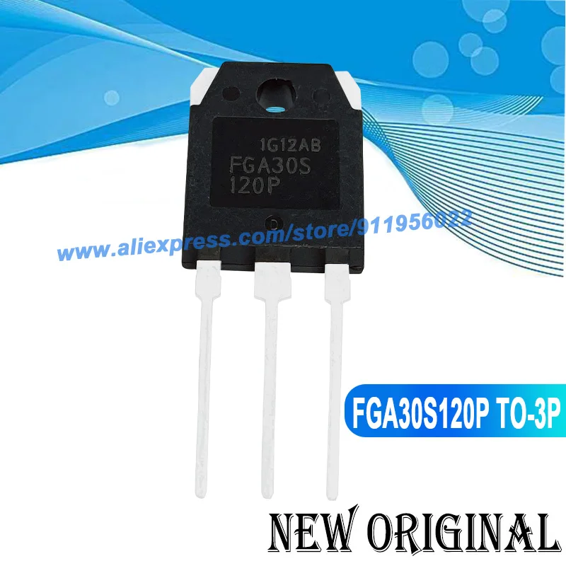 (5 Pieces) FGA30N60LSD TO-3P 600V 60A / FGA30S120P 1300V 60A / FGA30N120 FGA30N120FTD 1200V 30A / FGA70N30T 300V 201A TO-3P