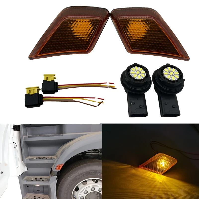 Couvercle de feux latéraux de pièces de rechange pour camion, pour mercedes-benz Arocs, pour nouveau camion lourd Actros sans ampoules MP4 9608201021 96082011