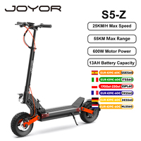 JOYOR S5-Z Foldable Adult Electric Scooter E-Scooter 25KM/H Electric Kick Scooter 600W Skateboards 48V 13Ah Kickboard Roadworthy