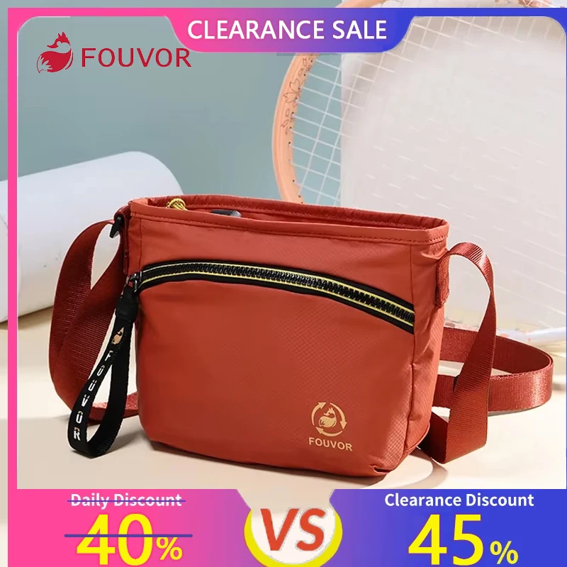 

Fouvor Women's Shoulder Bags 2025 Trend Casual Sports Nylon Handbags Fashion Canvas Waterproof Teenager Crossbody Bag 2930-15