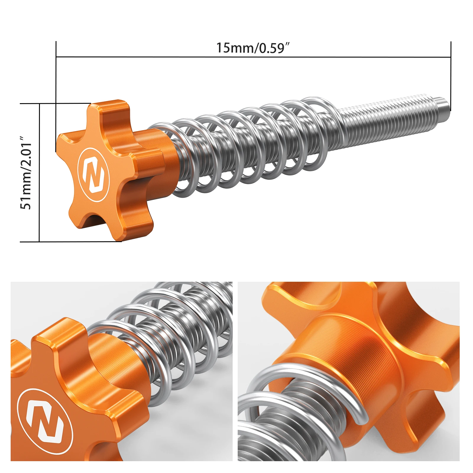 NICECNC Motorcycle Throttle Air Speed Idle Screw Bolt Adjuster For KTM 250 300 XCW TPi EXC TPi 2018-2023 150XCW TPI 20-23 Orange