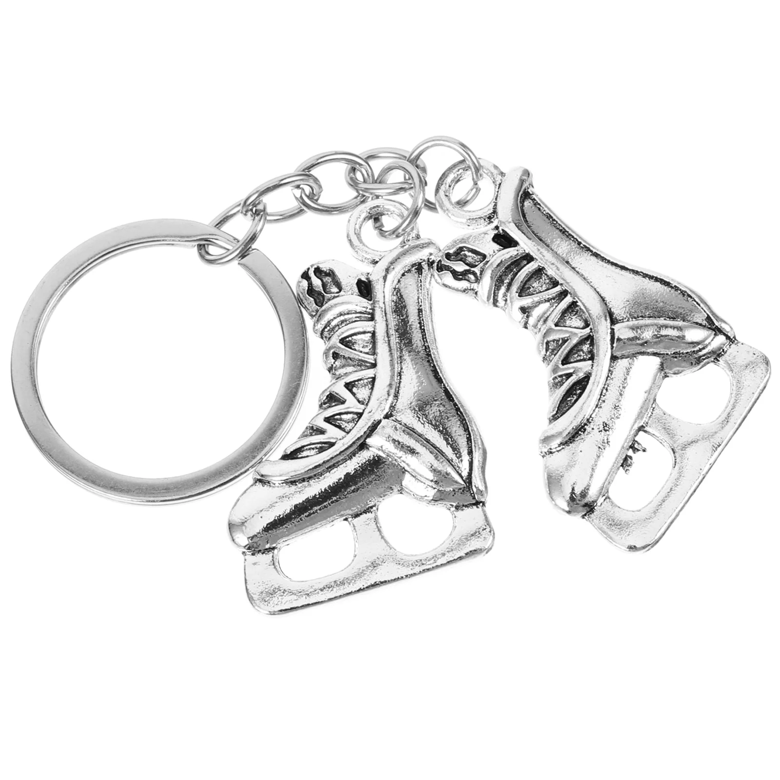 

Small Ice Skates Keychain Metal Hanging Roller Skate Pendant Adorable Skate Shoes Key Ring Bag Pendant Skating Gift