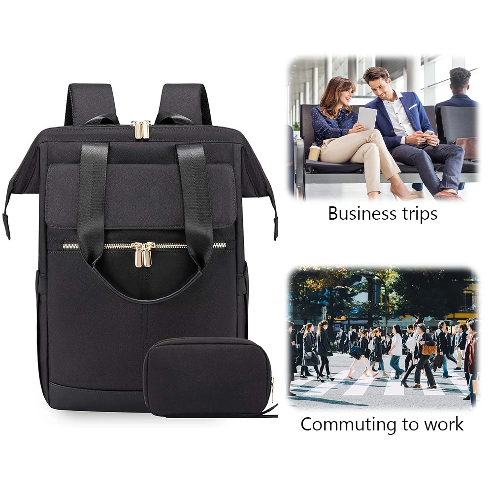 

Женский рюкзак для ноутбука с органайзером, водонепроницаемый рюкзак для переноски компьютера, повседневный рюкзак для учителей и медсестер