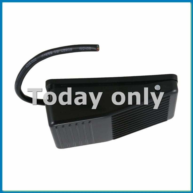 220V 10A SPDT Nonslip plastic Momentary Electric Power Foot Pedal Switch-ABAM