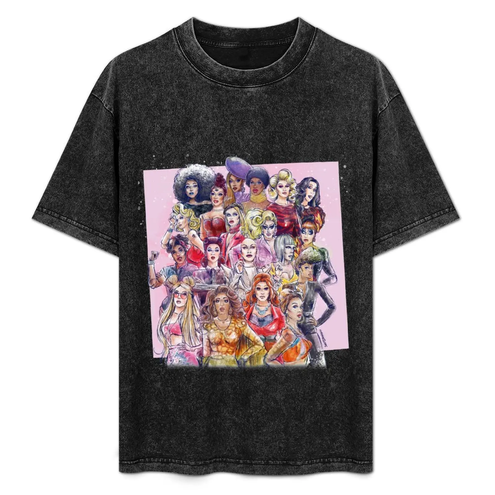 

RuPaul's Drag Race All Winners T-Shirt Lightweight Casual Summer T-Shirt