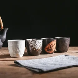 Japanese Retro Ceramic Tea Cup Homestay Specialty Coffee Matcha Casual Cup