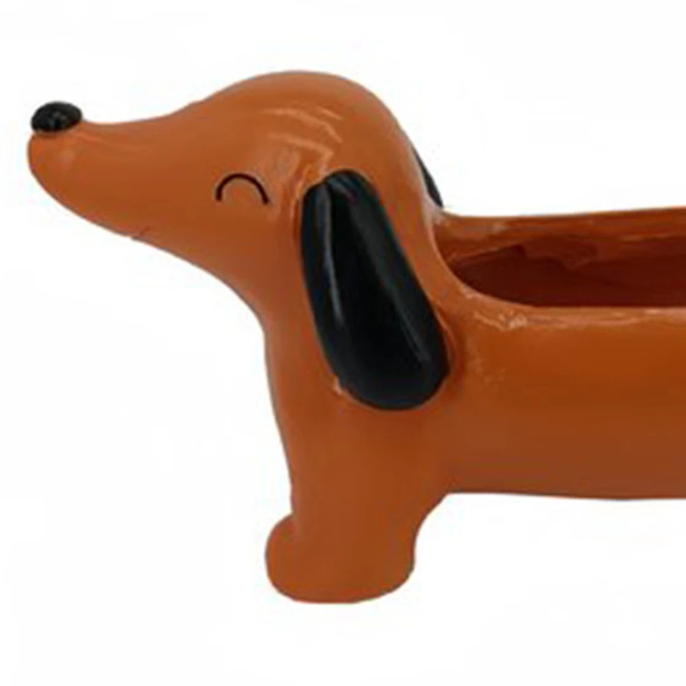 الألماني زهرة وعاء الكلب وعاء النبات الراتنج زهرة زارع لطيف الكلب وعاء زارع الجمالية للزهور والنباتات الصغيرة