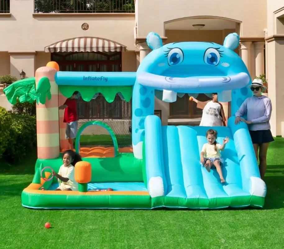 

Bounce House,Inflatable Bouncer with Air Blower for Kids,Outdoor and Indoor Jumping Castle with Slide,Trampoline,Obstacles