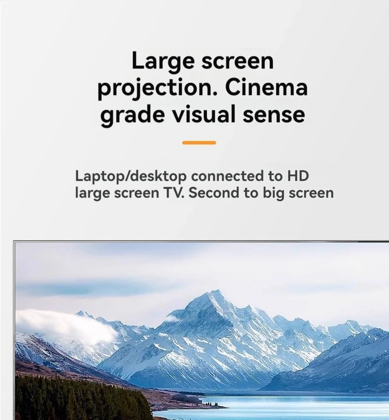 DP zu Mini-HDMI-Kabel 4K Laptop-Grafikkarte an den tragbaren Monitor angeschlossen HD-Video-Verbindungsleitung 4K@60 2K@144 – Detail 5