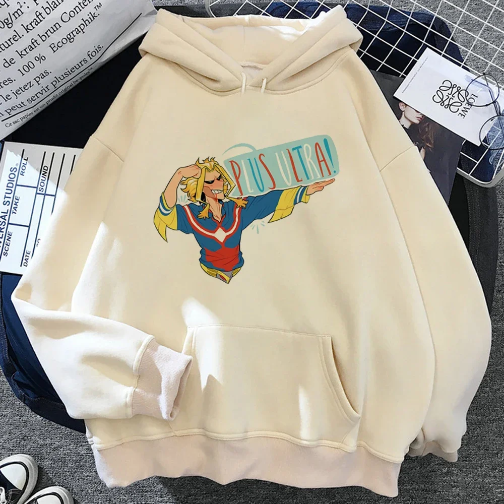 

all might Fishing hoodies anime long sleeve top aesthetic sweat sweater female gothic clothing Kawaii harajuku Hood