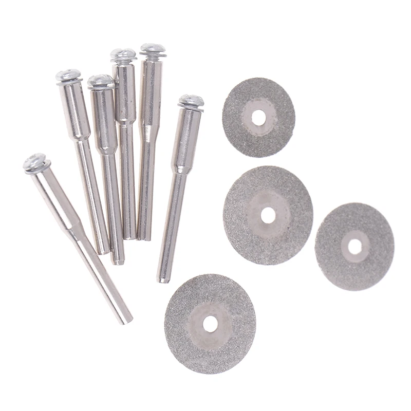 10pcs Mini Sharp Diamond Cutting Rotary Tool Cutting Discs With Holes DIY Tools Accessories