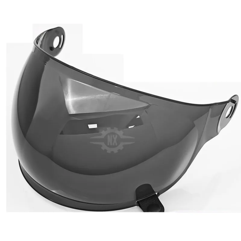 For Bubble Mirror BULLITT Retro Helmet Lens Color-changing Film Anti-fog Sticker Day and Night Universal Accessories