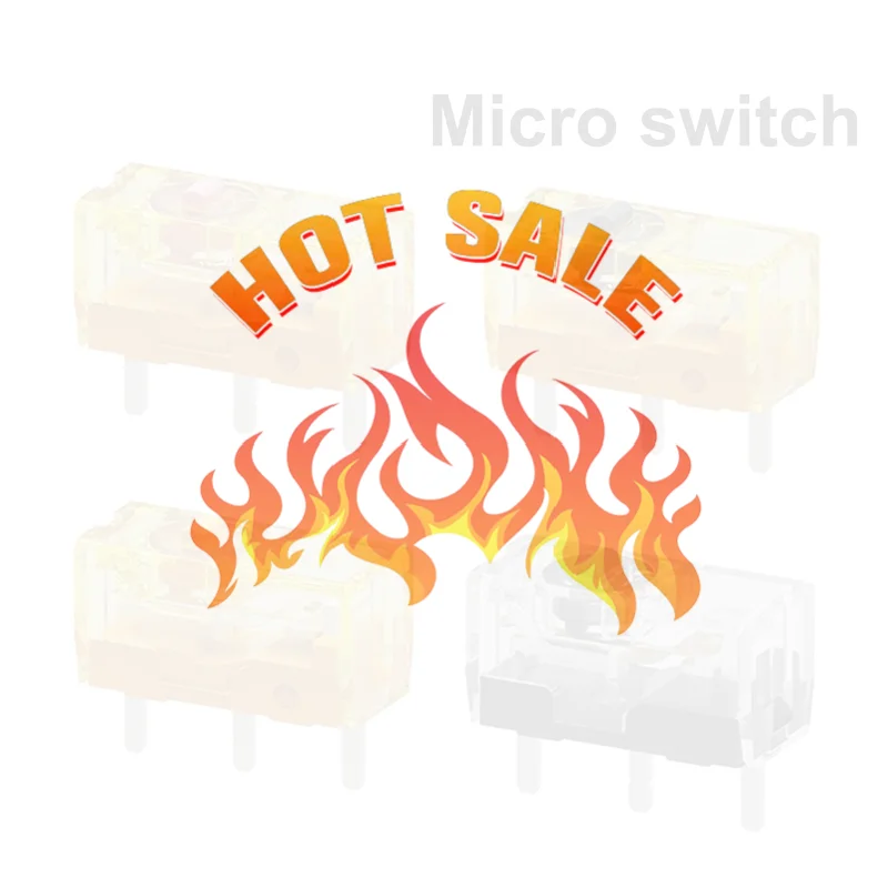 1Pcs Dustproof  Micro Switch Gold Contactor  80 Million ClickLife Computer Mouse Left Right Micro Swicth Button