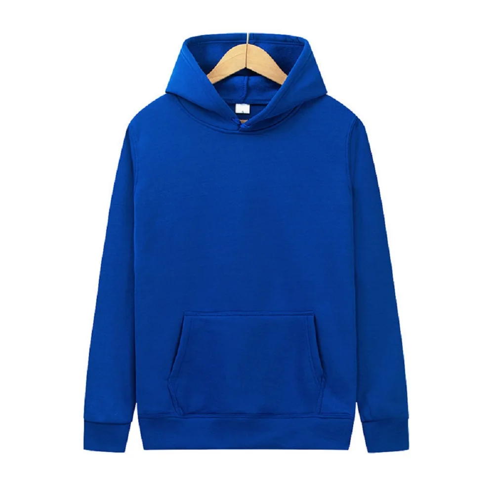 Men's Hoodie Wool Sweatshirt Men's Pullover Hoodie Thickened Solid Color Hoodie Hoodie Class Sweater Sports Couple Hoodie