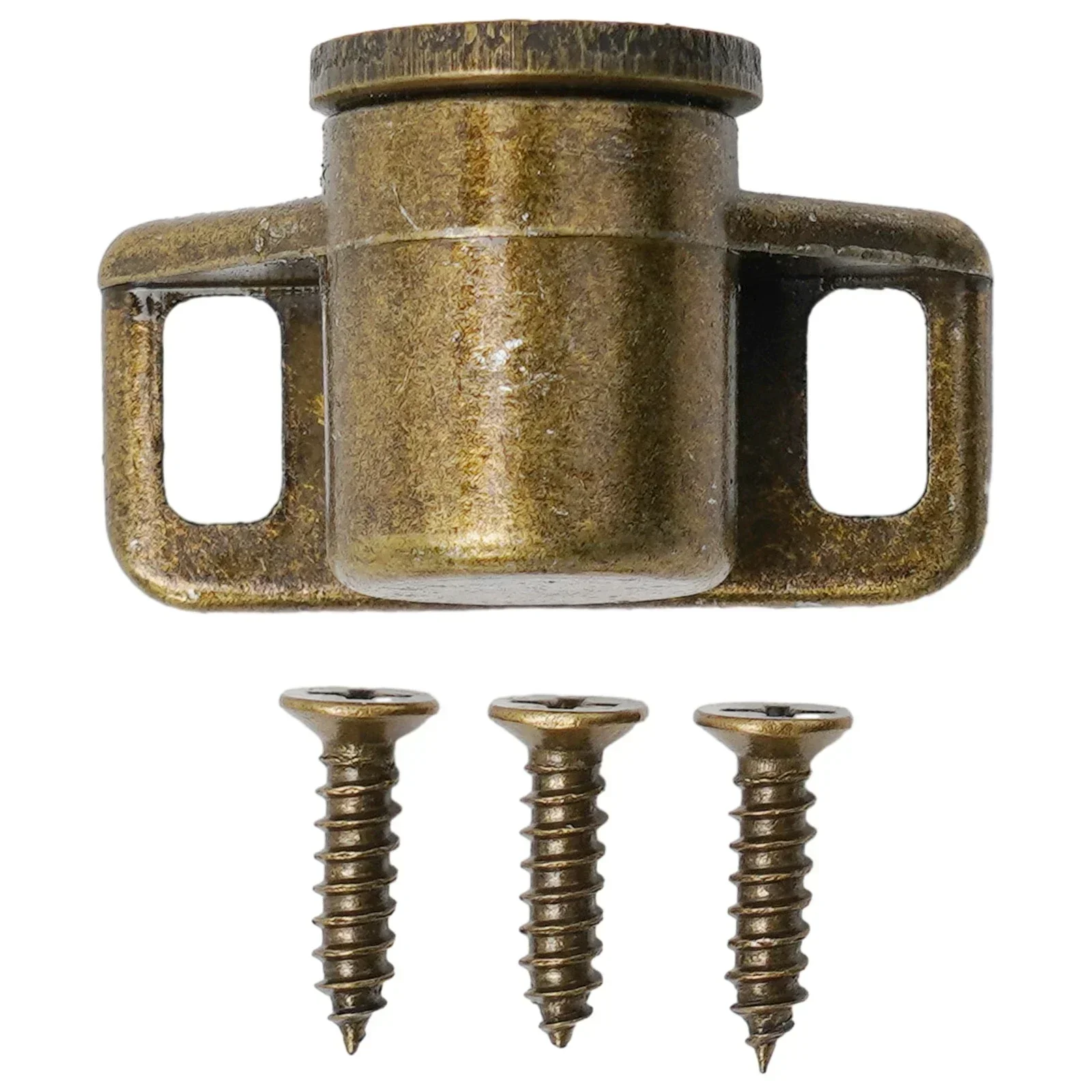 Ensure the Safety and Security of Your Furniture Doors with this Zinc Alloy Magnetic Catch Latch Includes 3 Screws