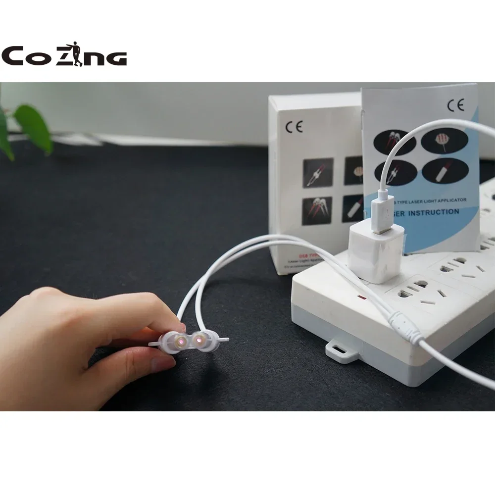 COZING Infrared Nose Nasal Laser with Nose Clip for Stroke Dementia The Early Symptoms of Parkinson 808nm Laser Therapy Device