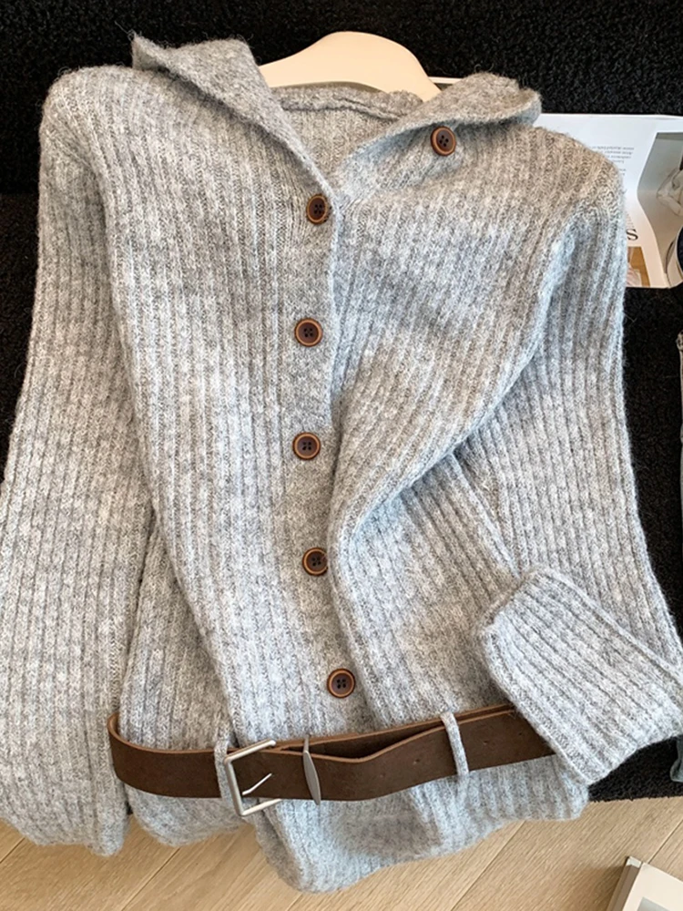 

Женский вязаный свитер Ele Long Sve и короткая юбка с завышенной талией, облегающая, повседневная, свободного кроя, из мягкой ткани, весна 2026