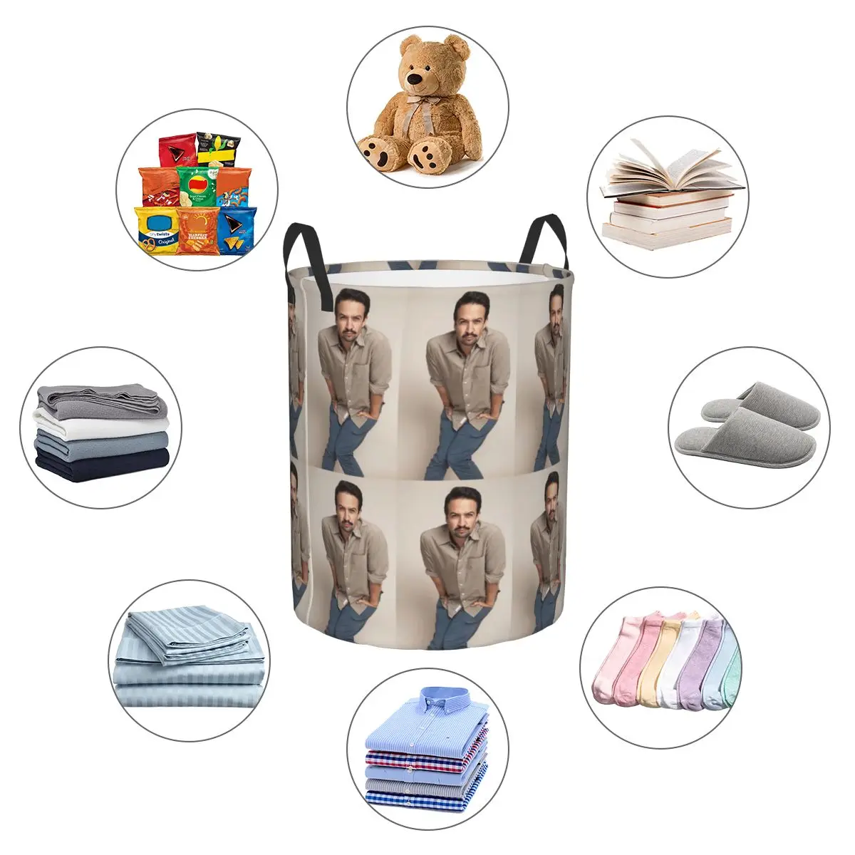 جامع الغسيل ملتوي لين M-Manuel-S M-Miranda-S سلة الغسيل القابلة للطي المنظم الأطفال سلة غسيل منظم منزلي