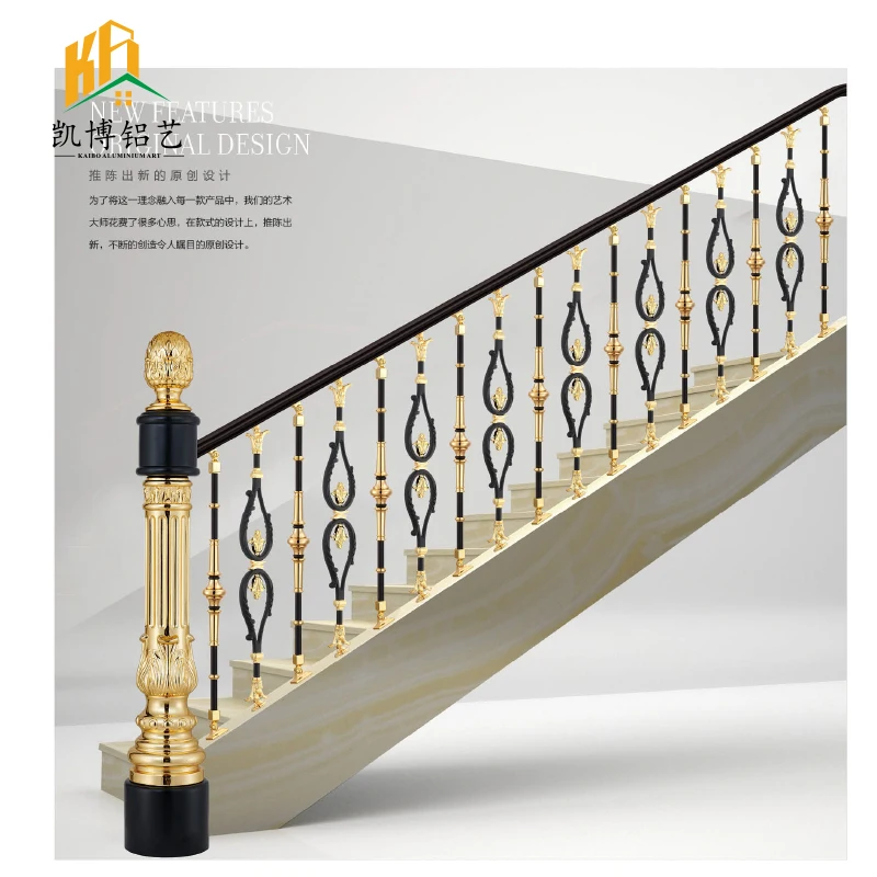 custom.Luxurious copper staircase balustrade/stair railing