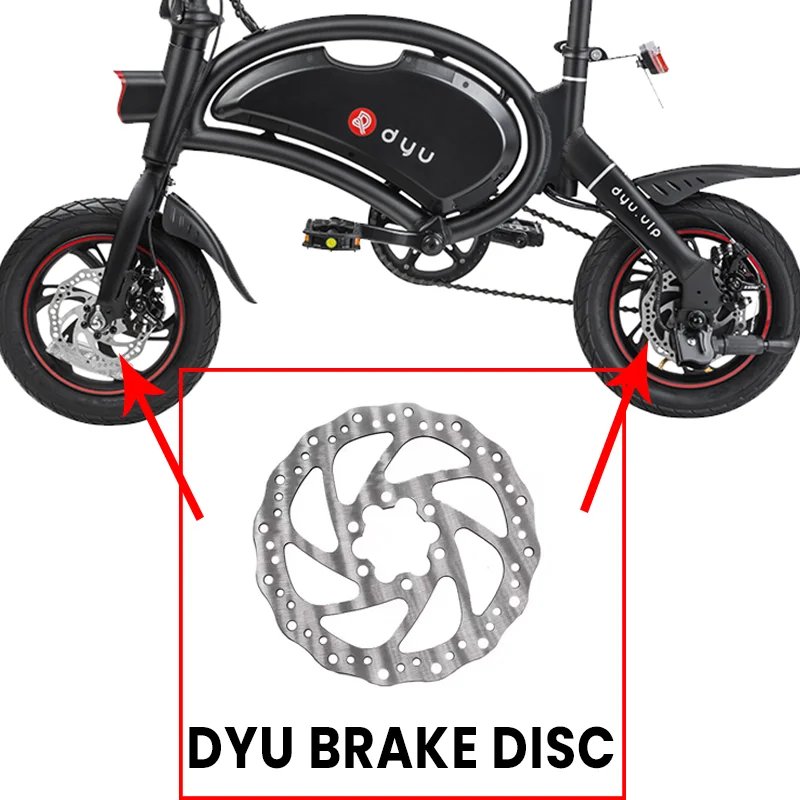 Original DYU Brake Disc 140mm 160mm for D1 D2 D2+ D3 D3+ Electric Bicycle