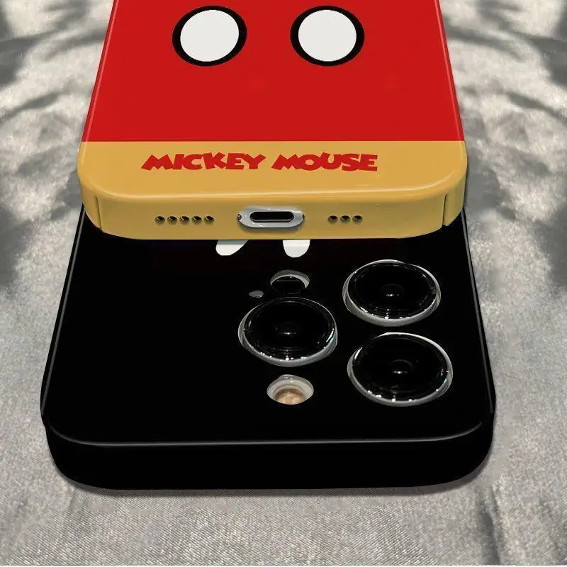 ميكي ماوس الكرتون لطيف s25 قضية الهاتف المحمول s24plus S23ultra شاملة s22 المضادة للسقوط A73 الهاتف المحمول واقية