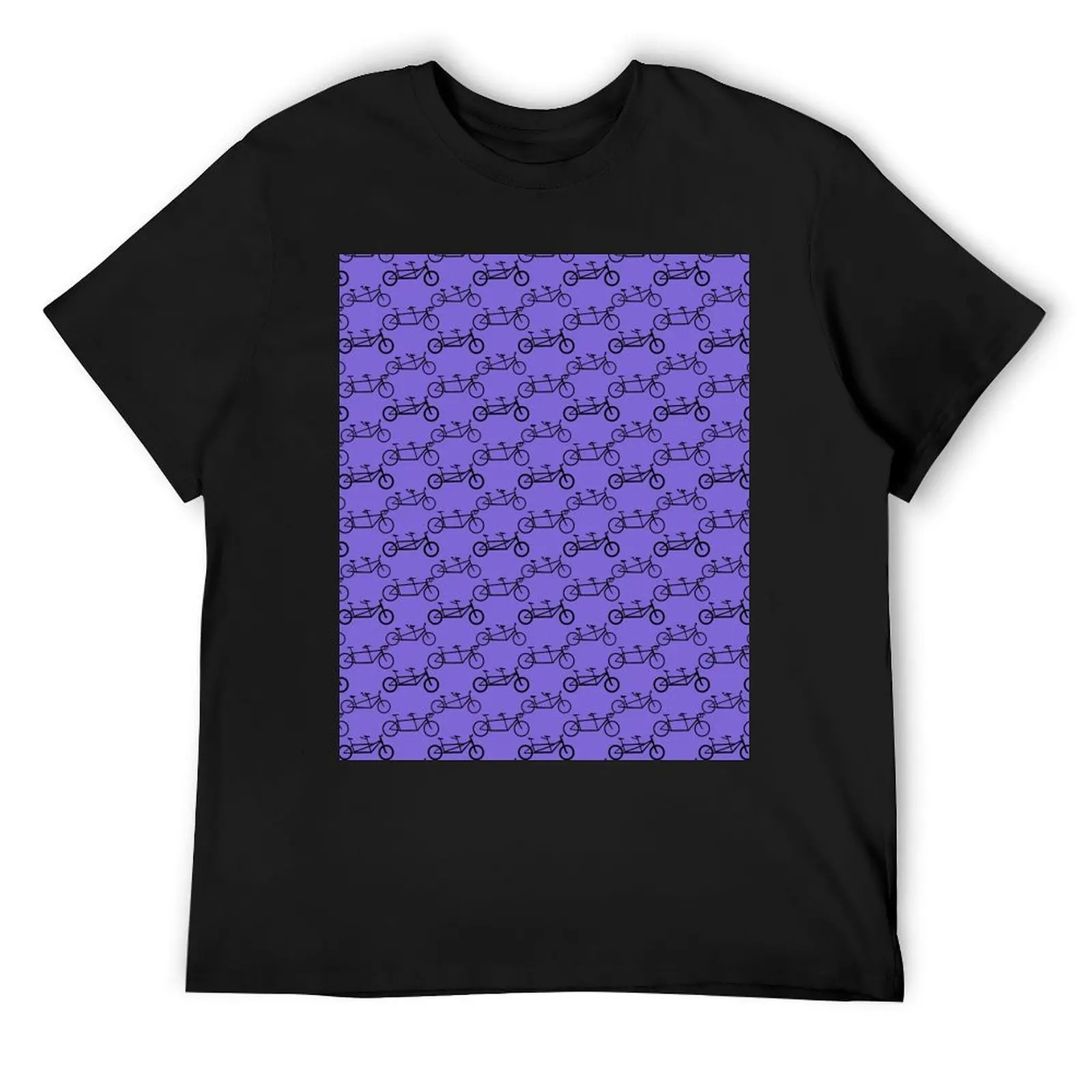 Tandem types pattern - black on lavender T-Shirt blanks anime t shirts shirts graphic outfits for men