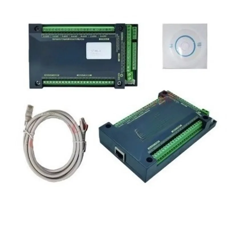 

CNC Mach3 Ethernet Interface Control Card NVEM V5-Motion Control Card 300khz 3/4/5/6 Axis for Diy Engraving Machine+LCD Display