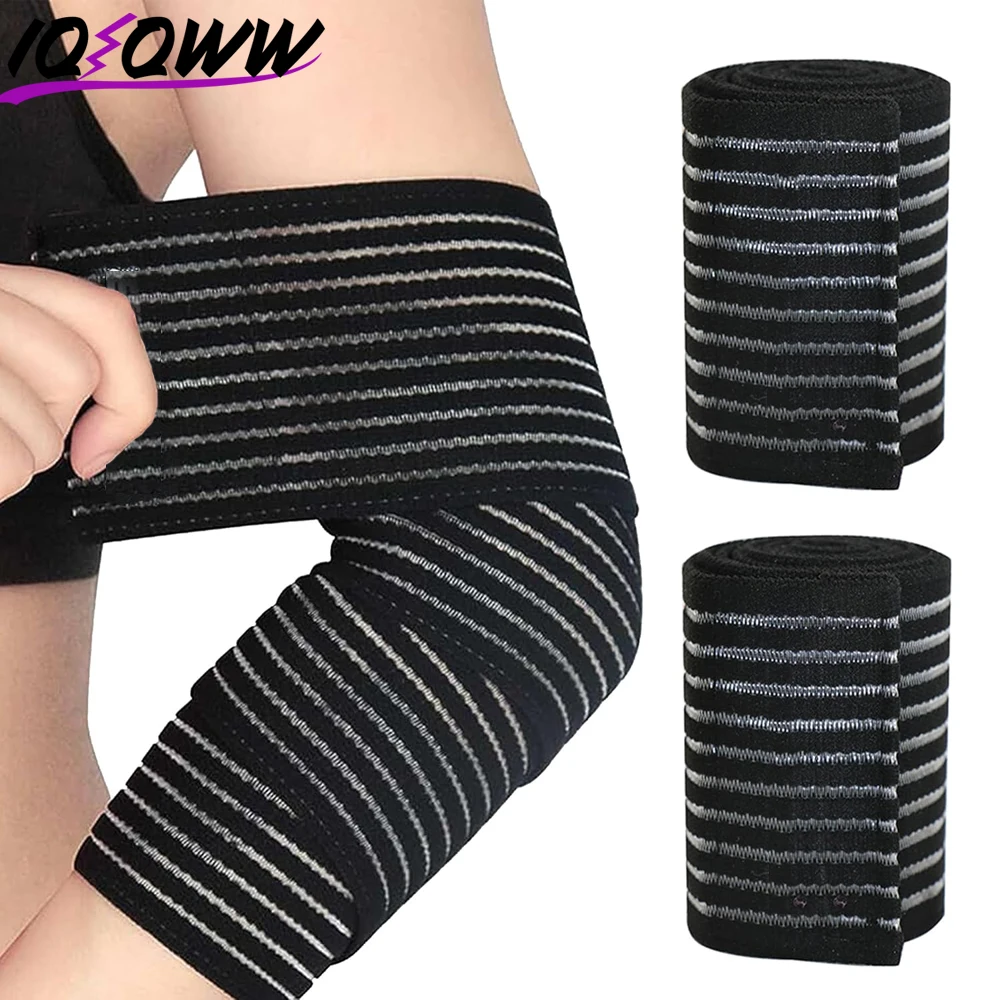 1PCS Elastic Knee Compression Bandage Wrap, Ankle Support Brace Adjustable Calf Compression Knee Elbow Wrist Ankle Bands