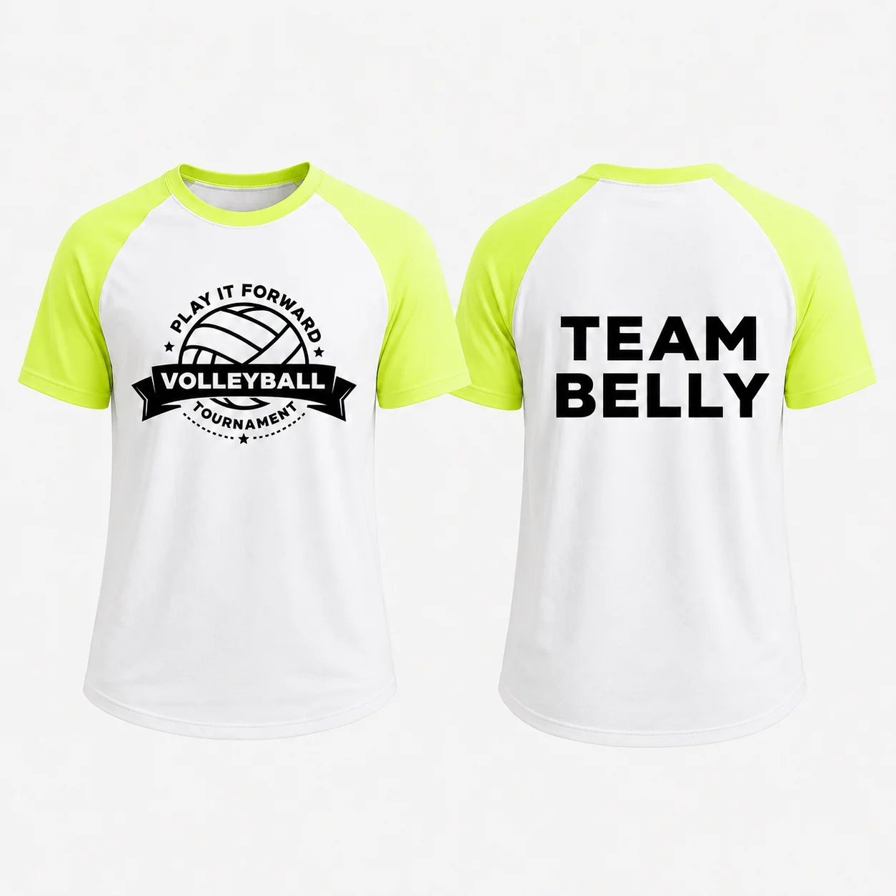 The Summer Pretty Play It Forward Volleyball Tournament Raglan T Shirt  Graphic Unisex Sports Baseball Tee